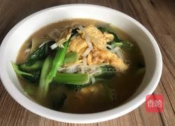 油菜鸡蛋面的做法图解14