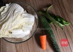 减肥养颜时蔬卷的做法图解1
