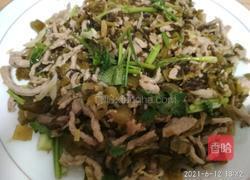 酸菜炒肉丝的做法图解11