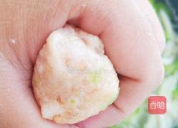 海鲜菇豆腐汆丸子的做法图解12