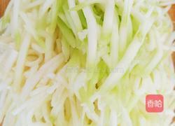 清炒蒲瓜丝的做法图解2