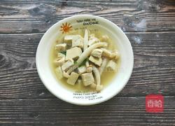 海鲜菇豆腐汤的做法图解11