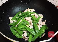 荷兰豆炒肉的做法图解12