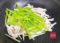 青椒炒杏鲍菇的做法图解5