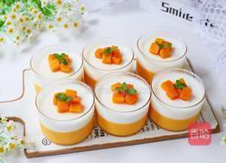 椰香芒果双层布丁的做法图解11