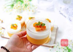 椰香芒果双层布丁的做法图解13