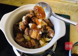 砂锅红烧肉炖酸菜的做法图解3