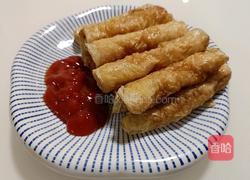 虾仁腐皮卷的做法图解20