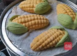 彩蔬玉米馒头的做法图解12