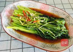 白灼菜心的做法图解10