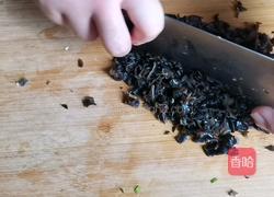 饺子皮版韭菜鸡蛋馅饼的做法图解5
