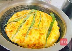 9个月宝宝辅食～秋葵鸡蛋饼的做法图解3