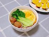 牛肉丸鸡蛋紫薯粉