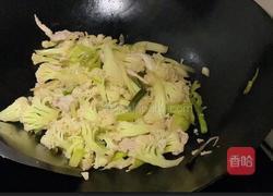 肉片炒花菜的做法图解9