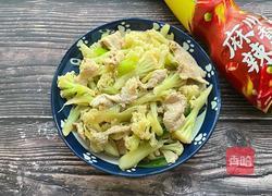 肉片炒花菜的做法图解11