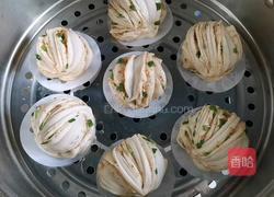 芝麻葱香花卷的做法图解12