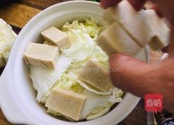砂锅红烧肉炖白菜的做法图解2
