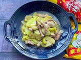 肉片炒丝瓜
