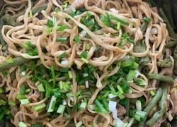 豆角蒸面条