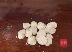 肉丸子炒小芥菜的做法图解3