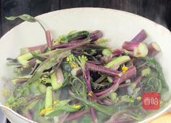 酸辣红菜苔的做法图解4