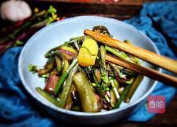 酸辣红菜苔的做法图解7