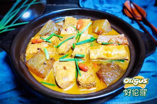 冻豆腐炖冬瓜
