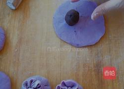 紫薯豆沙福袋的做法图解6