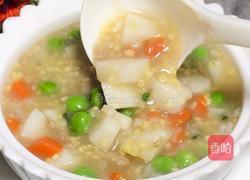 三色丁肉末粥的做法图解11