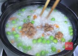 豌豆肉末粥的做法图解6