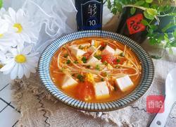 番茄金针菇豆腐汤的做法图解13