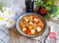 番茄金针菇豆腐汤的做法图解15
