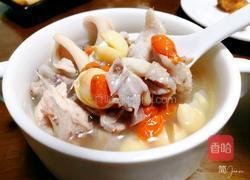 墨鱼莲子煲鸡汤的做法图解14