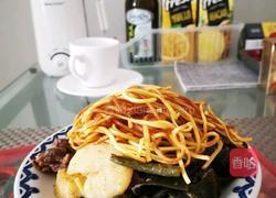土豆豆角海带牛肉焖面的做法图解8
