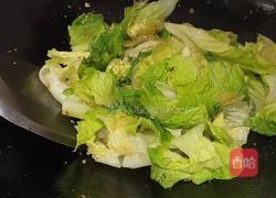 蒜蓉酱炒生菜的做法图解7