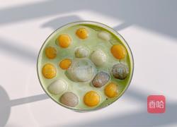 抹茶牛奶汤圆的做法图解11