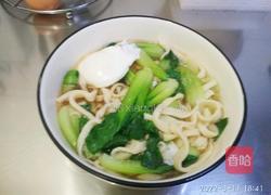 小油菜鸡蛋手擀面的做法图解8