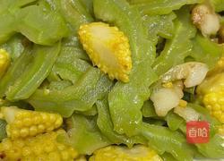 玉米笋炒苦瓜的做法图解11