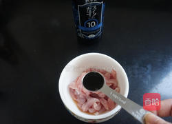 荠菜炒肉丝的做法图解3