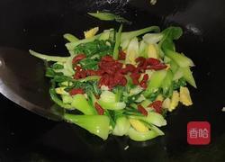 玉米笋炒上海青的做法图解8