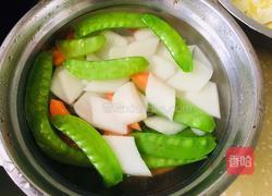 荷兰豆炒山药的做法图解3