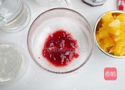 菠萝树莓苏打冰饮的做法图解3