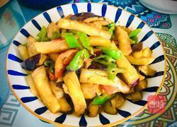 青椒西红柿炒茄子的做法图解10