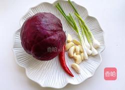 酸辣紫甘蓝的做法图解1