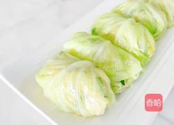 低脂低卡～包菜鸡丝卷的做法图解7