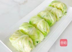 低脂低卡～包菜鸡丝卷的做法图解9