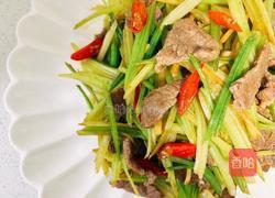西芹炒牛肉（减肥版）的做法图解8