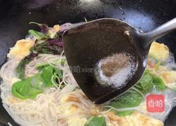 苋菜鸡蛋汤面-神奇的面粉的做法图解6
