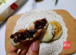 奶香红豆饼的做法图解11