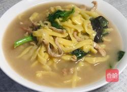肉丝玉米汤面的做法图解16